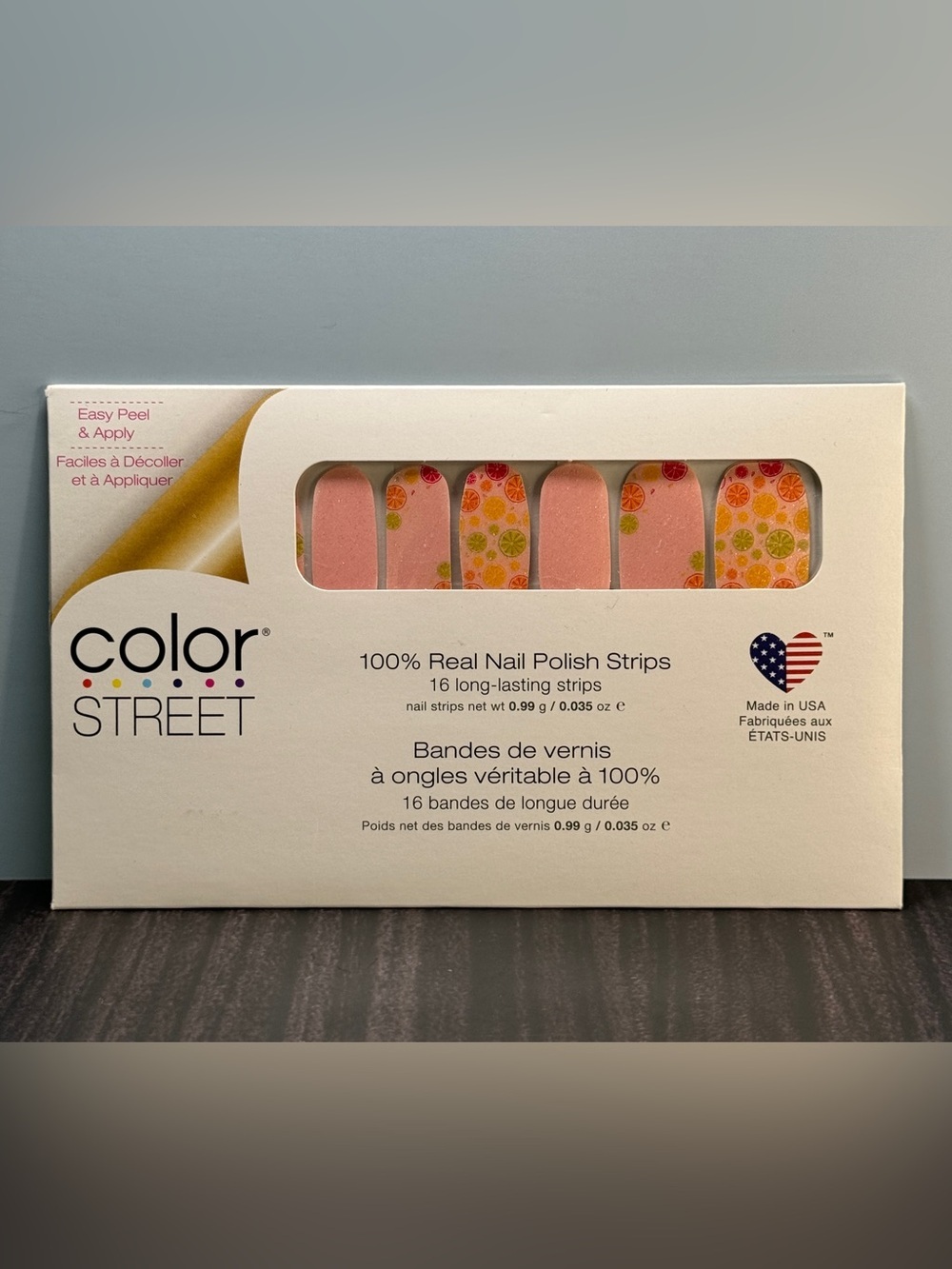 Color Street 100% Nail Polish Strips (Main Squeeze-Retired Set) New/Sealed
